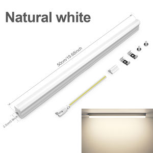 15W T5 LED Tube Light 50cm Energy-Saving 50% No Flicker 3 Colors Instant On for Home/Office/Shop 50K Hours Long Life