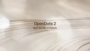 SHOKZ OPENDOTS 2 Open-ear clip-on. E320-ST-BK/Black E320-ST-GY/Grey & E320-ST-WT/Pearl White. Bluetooth 6.1 & IP57 water-resistance.