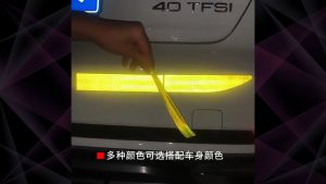 stiker reflektor mobil pemantul bumper belakang 3D isi 5
