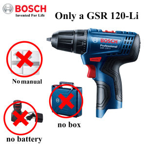 Bosch | Bosch Professional Cordless Electric Drill GSR120-LI 12V Multi-Function Driver Electric Screwdriver Power Tool (Bare Tool)