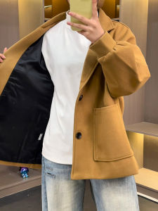 Insulated Thickening Windproof Fashionable Wool Overcoat