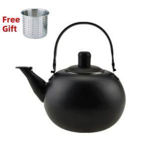 Stainless Steel Tea Pot Large Capacity Restaurant Hotel Commercial Use Thickened Tea Water Pot Japanese Style Vintage Design