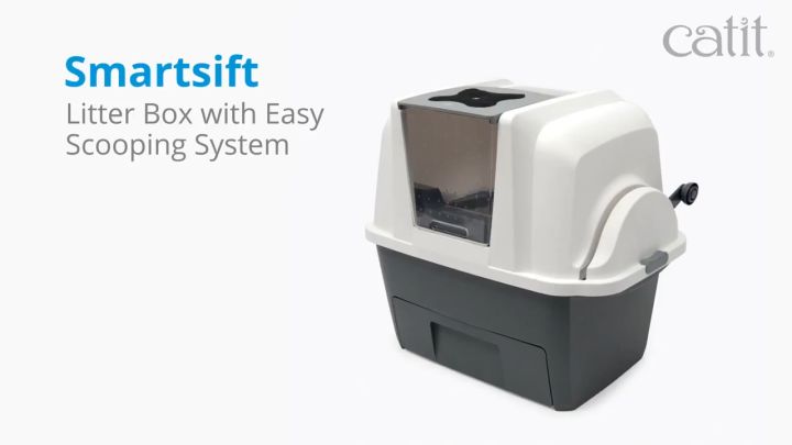 Catit Smartsift ห้องน้ำแมวกึ่งอัตโนมัติคันโยก