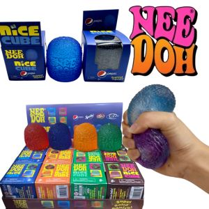 Schylling Nee Doh Soft Squeeze Toy Mini Candy Soda Style Gumdrop Squishy Sensory Fidget Stress Relief Gift