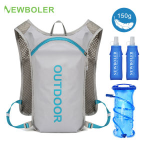 Newboler Bike Hydration Bag Lightweight Running Vest with 2L /1L Water Bladder Outdoor Riding Backpack Breathable Hydration Vest Running Backpack For Beg Hiking
