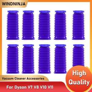 Lower Duct Hose Spare Part for Dyson V7 V8 V10 V11 Vacuum Cleaner Soft Roller Flexible Soft Rubber Tube Drum Suction Blue Hose