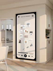 Player Polaroid Photo Wall Felt Board Felt Wall Sticker Background Board Photo Display Wall Wall Decorative Creative Fancy Living Room Millet Bar Pain Wall Badge Exhibition Board Message Board