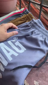Kids Boys Waffle Knit Shorts Set (1/3/4 PCS) – Casual Pambahay for Ages 10–15 | Soft Textured Fabric | Assorted Colors with SWAG Print Design | Comfortable Everyday Wear
