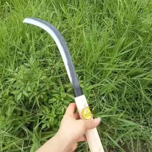 Liềm rửa dừa - cắt tàu dừa - liềm dọn vệ sinh dừa - dao ra nải chuối thép nhíp ô tô xịn - sắc bén