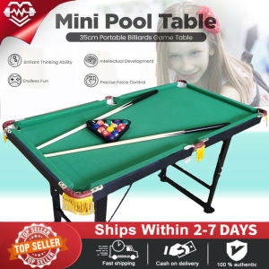 【Fast delivery】COD 120*77.5*61CM Mini billiard Table for Kids wooden with tall feet pool table set taco billiards Childrens Pool table home 69 snooker mini pool table