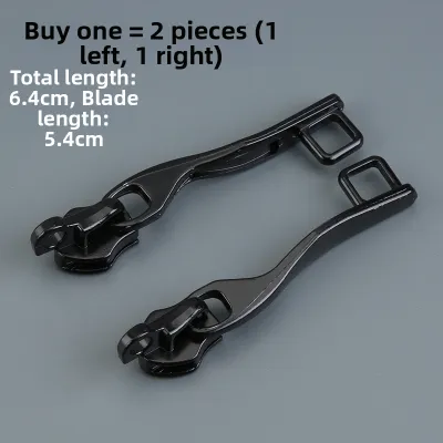 Extra Thick No.8 Zipper Head for Luggage Backpacks Suitcase with Lock Hole Universal Replacement Zipper Head Accessories