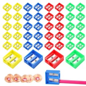 24pcs Sharpener Double Hole Pencil Sharpener School supplies