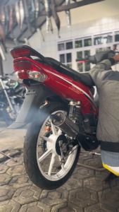 Knalpot 3v3 Spek Blayer Hitam Tameng Fiz R Fiz Force One Sigma  by Ykm racing muffler