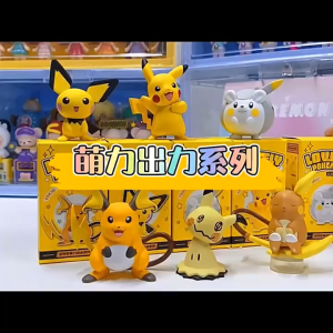 Mô hình Lovely Pokemon Langbowang chính hãng Pichu Pikachu Raichu Raichu Alola Mimikyu Togedemaru