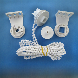 Phong Cách Cũ Dây Nhựa Chân Đế Loại Kéo Màn Cửa Cuốn Bộ Điều Khiển Đầu Nhà Dệt Mù Phụ Kiện Khóa Kéo Bộ Điều Khiển