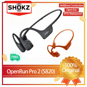 Original SHOKZ OpenRun Pro 2 S820 Bone Conduction Bluetooth Earphones Waterproof Open Sports Running Earphones Custom EQ Equa