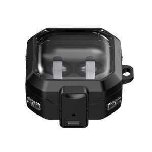Hộp Đựng Tai Nghe Trong Suốt Cho Samsung Galaxy Buds4/Pro Có Móc Khóa - Vỏ Khóa Bảo Mật Để Bảo Vệ Khi Sạc Không Dây