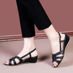 Nana Wedges Wanita 5 cm: Sandal Kerja & Wisuda