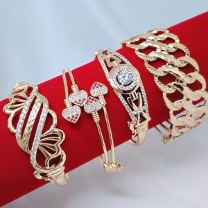 Gelang Bangle Aksesoris Wanita Aksesoris Fashion Awet Tahan Lama Anti Karat Cocok Untuk Harian