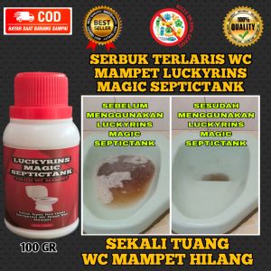 SERBUK TERLARIS WC MAMPET LUCKYRINS MAGIC SEPTICTANK