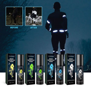 4Colors Paint Fabric Luminous Spray Car Body DIY Graffiti Reflective Spray Multipurpose Tyre Bike Skateboard Glowing Paint Spray