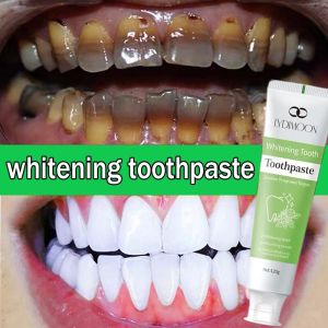 LYDIMOON Probiotics teeth whitening toothpaste toothpaste gentle whitening 120g Remov tartar yellow tartar stone plaque Anti decay