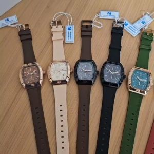 Jam Tangan Seven Minute Belimbing M736 LS-456DR / Jam Tangan Fashion Wanita Chrono Variasi Tali Rubber Diameter 35cm