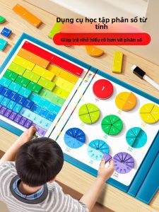 MINGZHUO | Magnetic Fraction Learning Disk for Elementary School Addition and Subtraction Demonstration