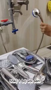 Bộ Vòi Sen Cao Cấp Tiết Kiệm Nước (30%) Tăng Áp EURO CLIMA 3 chế độ