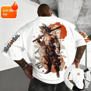 เสื้อยืดลายดราก้อนบอล ซูเปอร์ไซย่า 2025 สไตล์ฮาราจูกุใหม่ ฤดูร้อน ผู้ชาย โอเวอร์ไซส์ สไตล์เรโทร สตรีท ผู้หญิง ลำลอง แขนสั้น ยูนิเซ็กส์