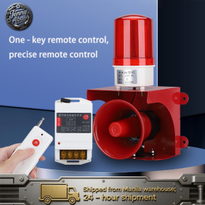 LED Fire Alarm Control System Sound Strobe Flash Light Emergency Warning Siren Alarm Alert Security for Home Office Hotel