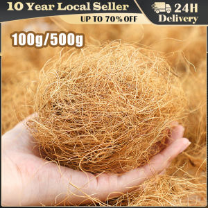 Natural Coconut Husk Fiber Pot Cover Soil Pet Breathable Beautifying Bedding Flower Plant Soil Keep Warm Reptile Bird Nest