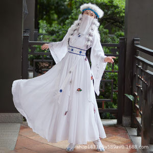 Elegant Ancient Chinese Costume Womens Full Set with Fragrant Princess Pearl Princess Hanfu Traditional Ethnic Fashion
