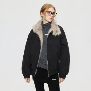 Turn Signal | Retro Casual Loose Warm Cotton Coat