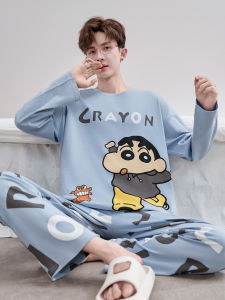 QIANSHUIMILU | Cotton Long Sleeve Lightweight Boys Pajamas