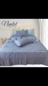 ❄️LỤA LYOCELL❄️Trọn Bộ Chăn Ga Gối Lyocell Modal Lụa Mát Bộ 5 Món Gồm Chăn Cao Cấp _ Nemtot Bedding