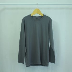 Kaos Polos Anak Cotton Combed 30s Lengan Panjang Variasi 1