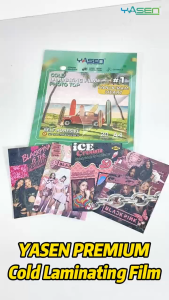 Yasen A4 Cold Laminating Film (20 Sheets) 80 Microns Photo Top Sticker Protector No Heat