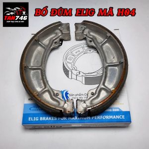 Má phanh cơ. Bố thắng đùm ELIG mã ECM H04 lắp cho Attila và một số dòng xe khác của SYM