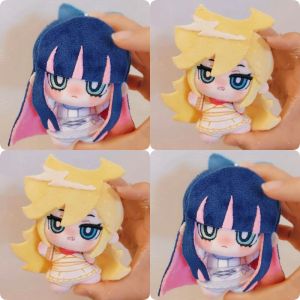 10cm Panty Stocking with Garterbelt Plushies Toys Keychain Anime Stocking Plush Dolls Cute Figure Panty Plush Stuffed Doll Gifts