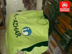 SETELAN SERAGAM OLAHRAGA SD AL AZHAR LENGAN PENDEK