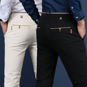 Summer 2025 Mens Casual Straight Leg Loose Workwear Pants Fashionable Korean Style Business Trousers Urban Fashion Cool Sensation