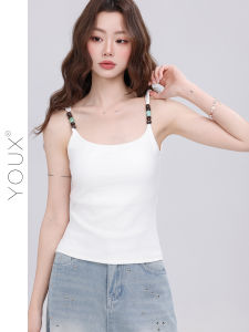 YOUXIANG | Áo Tank Top Ôm Sơ Mi Phù Hợp Văn Phòng