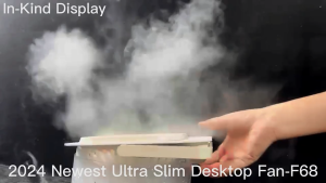 Ultra Thin Slim Fan Wall Mount DeskTop USB Rechargeable