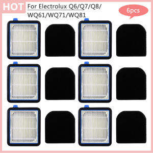 For Electrolux Q6 / Q7 / Q8 / WQ61 / WQ71 / WQ81 Parts Robot Vacuum Cleaner Replaceable Hepa Filter Household Accessories