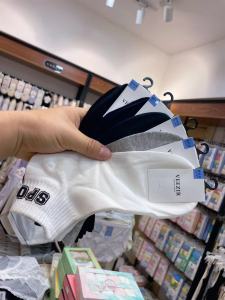 Mens Summer Thin Short Cotton Socks Breathable Sweat Absorbent College Style Sports Socks Student Low Cut Versatile Boat Socks