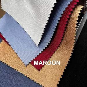 ADEL CURTAIN (by Meter) 60” Timeless Emboss Blackout Curtain Fabric