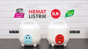 Magic Com Cosmos CRJ 101N Kecil Capacity 0.6 L Garansi Resmi - Grandivo