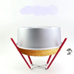 LMETJMA Inverted Cake Cooling Rack Collapsible Stainless Steel Chiffon Cake Cooling Rack Stand Kitchen Inverted Cake Holder