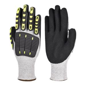 JIAHU | Impact Resistant Crush Resistant TPR Gloves Slip Wear Cut Smash Shock Protection